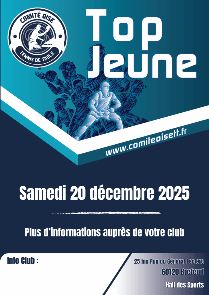 Inscriptions Top Jeunes Départemental